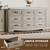 BORNOON 9-Drawer Dresser for Bedroom, Modern Wooden Chest of Drawers with Metal Handles, Anti-Tipping Design