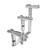 Adjustable Rod Holder with Pontoon Mount