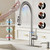Touch On Kitchen Faucet, 3 Modes Pull Down Sprayer, Touch On Sensor Activated