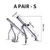 Stainless Steel Fishing Outrigger Rod Holder Mirror
