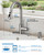 WEWE Touchless Kitchen Sink Faucet with Soap Dispenser