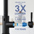 Matte Black Touchless Kitchen Faucet Motion Sensor Activated Smart Hands Free Kitchen Faucets