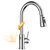 Hiqufet Touchless Kitchen Sink Faucet with Pull Down Sprayer, Stainless Steel