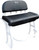 Fishmaster Pro Series Leaning Post for Center Console Fishing Boats - Deluxe Backrest, Rod Holders