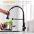 AIMADI Kitchen Faucet with Sprayer, Modern Single Handle Pull Down Sprayer