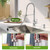 APPASO Touchless Kitchen Faucet, Motion Sensor
