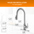 KEER Smart Kitchen Sink Faucet with Pull Down Sprayer
