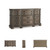 Traditional Nine-Drawer Dresser with Dovetail Construction, Top Drawers Felt Lined, Metal Hardware, Wood, Light Brown