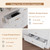 Mekminop Extra Large 9 Drawers Dresser for Bedroom, Wood Chest of Drawers with Gold Knobs