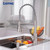 DAYONE Touchless Kitchen Sink Faucet with Pull Down Sprayer and Soap Dispenser