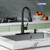 Touchless Kitchen Sink Faucet with Pull Down Sprayer and Soap Dispenser