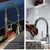 Pull Down Smart Hands-Free Spring Faucet for Kitchen Sink Motion Sensor