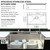 33x22 Inch Drop In Workstation Kitchen Sink - Multifunction 16 Gauge Stainless Steel