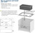 Kitchen Sink, Drop-in/Top-Mount Stainless Steel with Nano Coating & Basket Strainer
