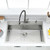 33 Inch Drop In Kitchen Sink Workstation - 33 x 22 Inch Drop In Sinks 16 Gage Stainless Steel
