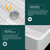 White Undermount Kitchen Sink 32 Inch - Large Topmount Fireclay Drop In Sink