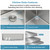 32 Inch Undermount Kitchen Sink, 16 Gauge Stainless Steel