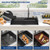Multifunction Single Bowl Top Mount Kitchen Sinks with Faucet Combo