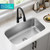 31 1/2 Inch Stainless Steel Kitchen Sink, Durable 18 Gauge Single Bowl Kitchen Sinks Undermount