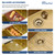 32 Gold Undermount Kitchen Sink - 32" x19" Kitchen Sink Ledge Workstation