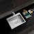 22" Kitchen Sink Drop in, 22" x 18" Single Bowl