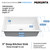 Kitchen Sink, White Granite Composite Kitchen Sinks with Accessories