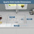Kitchen Sink, White Granite Composite Kitchen Sinks with Accessories