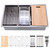 30 Inch Undermount Kitchen Sink Stainless Steel