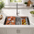 Dcolora 33 in. Undermount Workstation Kitchen Sink