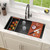 33" Black Undermount Kitchen Sink Workstation NANO-PVD Kitchen Sinks