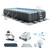 INTEX 26367EH Ultra XTR 24ft x 12ft x 52in Above Ground Swimming Pool Set with Sand Filter Pump and Deluxe Automatic Vacuum Cleaner
