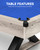 7 FT Pool Table, 84" Billiard Tables with 2 Cue Sticks, Billiard Balls, Cues, Cleaning Brush, X-Legs