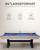 7 FT Pool Table, 84" Billiard Tables with 2 Cue Sticks, Billiard Balls, Cues, Cleaning Brush, X-Legs