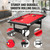 VEVOR Folding Pool Table,Portable Billiards Tables, Foldable Space-Saving Entertainment Game Set Includes Ball, Cue, Rack