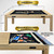 7ft Multi Game Table 4 in 1 Pool Table Ping Pong Table Air Hockey Combo Game Table Includes All Accessories for Game Room & Family