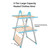 Electric Heated Clothes Drying Rack,Foldable Heated Garment Dryer with Timer Shut-Off Laundry Rack for Clothes Shoes Socks
