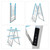 Electric Heated Clothes Drying Rack,Foldable Heated Garment Dryer with Timer Shut-Off Laundry Rack for Clothes Shoes Socks
