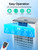 3100CFM Evaporative Air Cooler with 3 Modes & Wind Speeds, 120°Oscillation, 24H Timer, Portable Outdoor Air Conditioner with Auto Fill for Patio Garage Commercial Use,