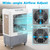 3 in 1 Portable Evaporative Air Cooler Indoor Outdoor (Cools 430 Sqf 4118CFM)