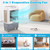 3 in 1 Portable Evaporative Air Cooler Indoor Outdoor (Cools 430 Sqf 4118CFM)