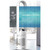 Bladeless Fan, 48 Inch Household Vertical Floor-Standing Fan, 80° Oscillating Tower Fan with Remote Control, 8 Speed Settings