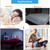 Bladeless Fan, 48 Inch Household Vertical Floor-Standing Fan, 80° Oscillating Tower Fan with Remote Control, 8 Speed Settings