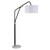 Renwil Wroxton 71" Length Floor Lamp, Matte Black