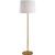 Renwil LPF3066 One Light Floor Lamp, Antique Brass