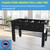 Large 55in Full-Size Foosball Table with 9 Balls, 2 Cup Holders, Heavy Duty Foosball Table Adult Size for Adults and Children
