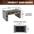 Barrington Foosball Multiple Styles Soccer Foosball Tables, Durable & Stylish Designs with Tabletop Sports Soccer Balls