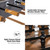 Hall of Games Foosball Tables Multiple Styles, Soccer with Durable & Stylish Designs with Tabletop Sports Soccer Balls, Perfect for Family Game Rooms