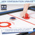 RAYKEEP 54" 4-in-1 Indoor and Outdoor Arcade Sports Table - Air Hockey, Billiards, Foosball, Ping Pong for Home, Game Room