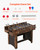VEVOR 3-in-1/4-in-1 Combo Game Table Set, 48"/54" Air Hockey, Ping Pong & Foosball Combo, with Pucks & Pushers