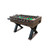 KICK Dominator 55" Foosball Table (Brown) – Professional Full-Size Indoor Game Table